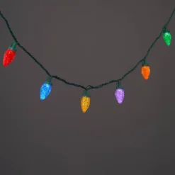 25ct LED C9 Faceted Christmas String Lights With Green Wire - Wondershop™ -Northlight Shop GUEST a27ca4da 49b4 4781 9cde b205d6dba5ad