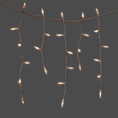 300ct Incandescent Mini Christmas Icicle Lights With White Wire - Wondershop™ 6 300ct Incandescent Mini Christmas Icicle Lights With White Wire - Wondershop™ - Image 6