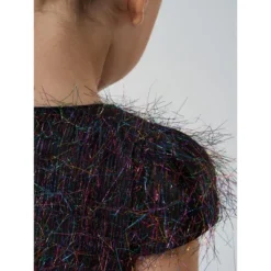 2Bunnies Christmas New Year's Girls Tinsel Ombre Pastel Sequin Dress