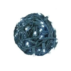 Novelty Lights Coaxial 34 Feet 100 LED Christmas String, Green Wire, Water Resistant, Modular, Connect 21 Sets Per Power Supply (Sold Separately) -Northlight Shop GUEST a870fa9e 9e01 4964 821f 022f4c755959