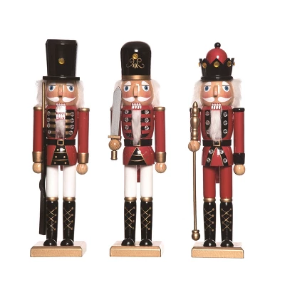 Transpac Wood Regal Nutcracker Set Of 3 Christmas Home Decorations For Festive Decor And Holiday Cheer 1 Transpac Wood Regal Nutcracker Set Of 3 Christmas Home Decorations For Festive Decor And Holiday Cheer
