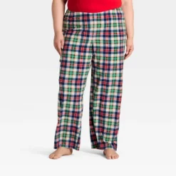 Women's Plaid Microfleece Holiday Matching Family Pajama Pants - Wondershop™ Cream -Northlight Shop GUEST ad84cec6 877c 4ade 81a7 88311e476989