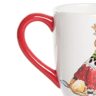 Gallerie II Dog Christmas Mug 16 Oz 2 Gallerie II Dog Christmas Mug 16 Oz - Image 2