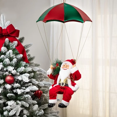 Northlight Santa Claus With Gifts Parachute Christmas Decoration - 32" 1 Northlight Santa Claus With Gifts Parachute Christmas Decoration - 32"