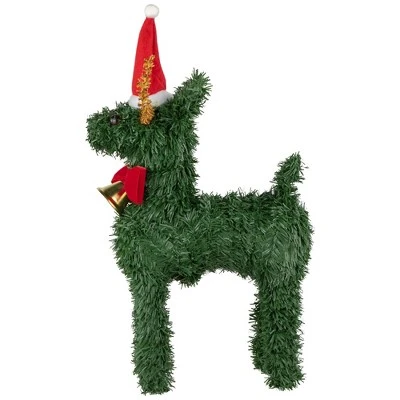 Northlight Pine Reindeer With Bell Artificial Christmas Decoration - 12" 7 Northlight Pine Reindeer With Bell Artificial Christmas Decoration - 12" - Image 7