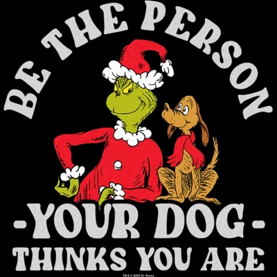 Women's Dr. Seuss Grinch Christmas Be The Person T-Shirt 1 Women's Dr. Seuss Grinch Christmas Be The Person T-Shirt