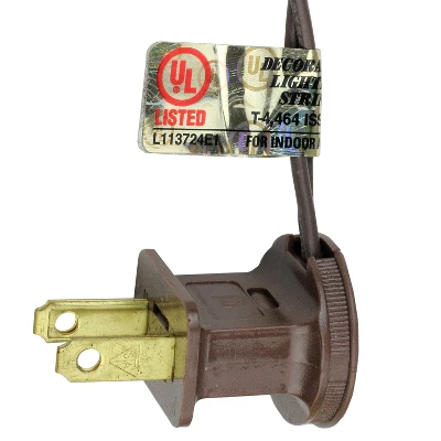 Northlight 100ct Faceted LED C9 Christmas Lights Warm White - 66' Brown Wire 1 Northlight 100ct Faceted LED C9 Christmas Lights Warm White - 66' Brown Wire