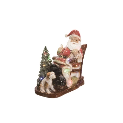 Transpac 13.75 In Multicolor Light Up Santa In Chair Christmas Decorative Object For Holiday Cheer 1 Transpac 13.75 In Multicolor Light Up Santa In Chair Christmas Decorative Object For Holiday Cheer