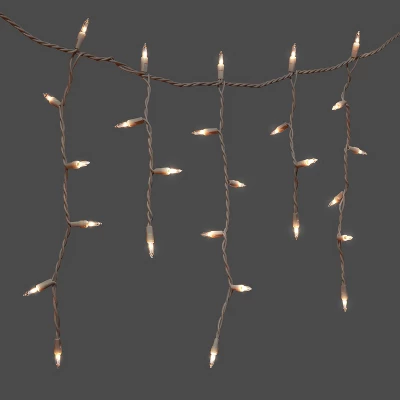 300ct Incandescent Mini Christmas Icicle Lights With White Wire - Wondershop™ 5 300ct Incandescent Mini Christmas Icicle Lights With White Wire - Wondershop™ - Image 5