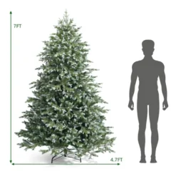 Costway 7ft Artificial Christmas Spruce Hinged Tree W/ 1260 Mixed PE & PVC Tips 11 Costway 7ft Artificial Christmas Spruce Hinged Tree W/ 1260 Mixed PE & PVC Tips -Northlight Shop GUEST c1a9c482 6467 48c4 ae4f 1eb76bcbbda8