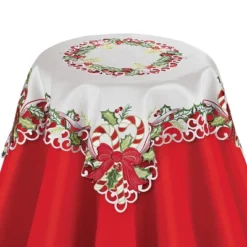 Collections Etc Candy Cane Christmas Table Linens -Northlight Shop GUEST c54c413d e02a 4fa6 a299 11ec4dad14b7