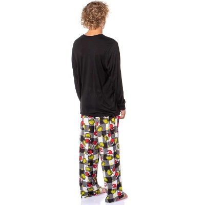 Seven Times Six Dr Seuss The Grinch Who Stole Christmas White Buffalo Plaid Matching Family Pajama Set Multicoloured 2 Seven Times Six Dr Seuss The Grinch Who Stole Christmas White Buffalo Plaid Matching Family Pajama Set Multicoloured - Image 2