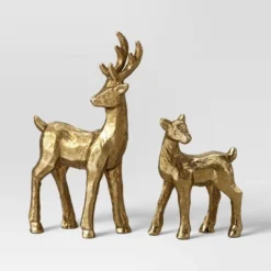 8pk Christmas Poly Animals/Trees/People Decor Set Gold - Wondershop™ -Northlight Shop GUEST c6d57324 13ff 46f6 9116 4469dca4d8d7