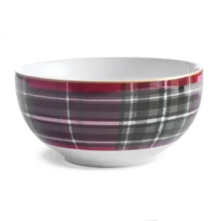 222 Fifth 12pc Wexford Dinnerware Set Red: Holiday & Christmas Dishes, Porcelain, Dishwasher & Microwave Safe -Northlight Shop GUEST c879f4f8 fdda 4608 b8d0 02aac5cdd217