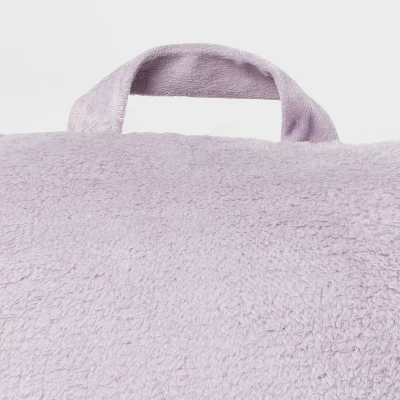 Faux Shearling Bed Rest Pillow - Room Essentials™ 3 Faux Shearling Bed Rest Pillow - Room Essentials™ - Image 3