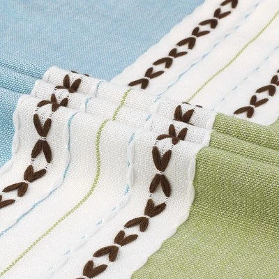 Unique Bargains Rustic Cotton Linen Waterproof Dinner Party Christmas Table Cover 2 Packs 3 Unique Bargains Rustic Cotton Linen Waterproof Dinner Party Christmas Table Cover 2 Packs - Image 3