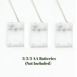 LuxenHome 3-Piece Snowflake Holiday Decoration Set With Battery-Operated Lights Clear -Northlight Shop GUEST d2bab0c8 d2f3 4801 84e4 528a38375c69