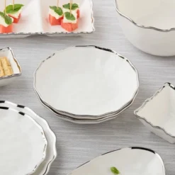 Certified International (Set Of 4) 36oz Soup Bowls Regency Silver -Northlight Shop GUEST d6d44d6e 4c42 4e44 a9b2 4d4d6ade5c7b