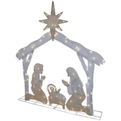 Northlight LED Lighted Holy Family Nativity Scene Outdoor Christmas Decoration - 44" - Warm White -Northlight Shop GUEST d6fa19ea 9190 4f82 b15a 72d8d12923ae