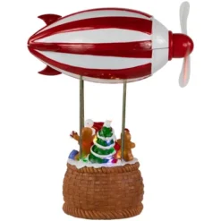 Northlight Musical And Animated Blimp And Santa Christmas Decoration - 8.5" - Red And White -Northlight Shop GUEST deb42b36 4760 424e ac1c 2430a08c35a9