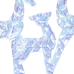 LuxenHome 3-Piece Multi-Color Snowflake Deer Family Outdoor Holiday Decoration With 460 Lights 13 LuxenHome 3-Piece Multi-Color Snowflake Deer Family Outdoor Holiday Decoration With 460 Lights -Northlight Shop GUEST df0542cf c11d 4354 ba1e 4f419c5f2391