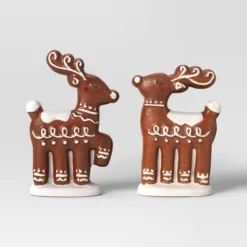 2pk Christmas Ceramic Gingerbread Decor - Wondershop™ -Northlight Shop GUEST e1639aff e172 47b1 a556 85dc2799d61a