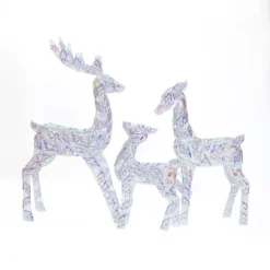LuxenHome 3-Piece Multi-Color Snowflake Deer Family Outdoor Holiday Decoration With 460 Lights 14 LuxenHome 3-Piece Multi-Color Snowflake Deer Family Outdoor Holiday Decoration With 460 Lights -Northlight Shop GUEST e2bb898d 55aa 48d5 893d a35fc75ef96b