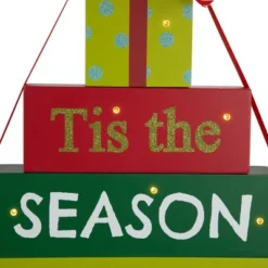 Northlight Lighted "Tis The Season To Be Jolly" Christmas Decoration - 11.75" -Northlight Shop GUEST e4404675 994e 4a86 a008 ba077c089407