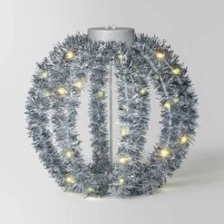 LED Christmas Hanging Tinsel Sphere With Warm White Lights - Wondershop™ -Northlight Shop GUEST e45860c3 db09 4cf3 94f8 3b4ffdc2abd0
