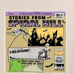 Women's - Disney - The Nightmare Before Christmas Oversized Graphic T-Shirt