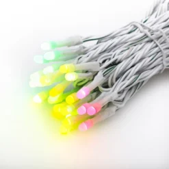 Home Heritage Luminations Christmas Holiday Party Lights, Twinkly Smart App Control, 7-Foot String Of Icicle Style, 50 RGB LED Bulbs (2 Pack)