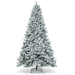 Costway 6/7.5/9 Ft Snow Flocked Hinged Artificial Christmas Tree Unlit Metal -Northlight Shop GUEST e9f2a455 46c7 4cd7 ac85 c87f0f793fc3
