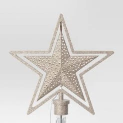 Christmas Lit Auto Rotating Star Tree Topper 5 Point Gold - Wondershop™ -Northlight Shop GUEST eab8f2d3 0369 4671 9bbc 92d1ca8bea95