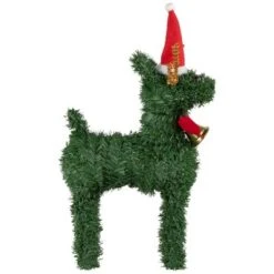 Northlight Pine Reindeer With Bell Artificial Christmas Decoration - 12" 12 Northlight Pine Reindeer With Bell Artificial Christmas Decoration - 12" -Northlight Shop GUEST f25d60ed ca17 4bec 912a dad40ecdcd17
