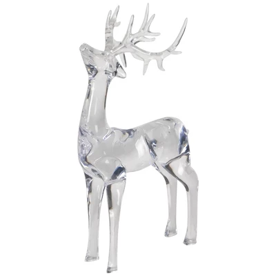 Northlight Standing Acrylic Deer Christmas Decoration - 15" 1 Northlight Standing Acrylic Deer Christmas Decoration - 15"