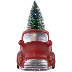 Northlight LED Lighted Pine Tree In Vintage Truck Christmas Decoration - 10" - Red -Northlight Shop GUEST f3aa08f6 c367 45a1 b2de 097ca07f065d