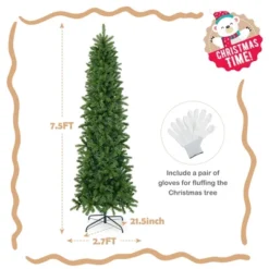 Costway 6 FT/7.5 FT Pre-Lit Hinged Artificial Christmas Tree W/ 648/796 Tips & 270/350 LED Lights -Northlight Shop GUEST f42c52fb 2fc4 4fb4 8094 d21ce91afd0b