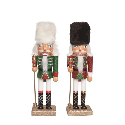 Transpac Christmas Wooden Fuzzy Hat Nutcracker Set Of 2 Christmas Home Decorations 1 Transpac Christmas Wooden Fuzzy Hat Nutcracker Set Of 2 Christmas Home Decorations