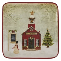 Park Designs Red Vintage Town Square Salad Plate Set Of 4 -Northlight Shop GUEST f720a927 0ab6 47db 8945 e7f1bc793428