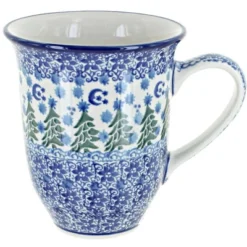 Blue Rose Polish Pottery 826 Ceramika Artystyczna Large Coffee Mug -Northlight Shop GUEST f76d321a c7af 4e77 b5f5 d23e368d23a8