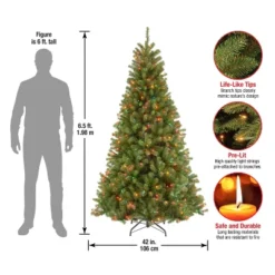 Prelit North Valley Spruce Artificial Christmas Tree Multicolor Lights - National Tree Company 9 Prelit North Valley Spruce Artificial Christmas Tree Multicolor Lights - National Tree Company -Northlight Shop GUEST f78d9a80 3c27 4546 80bb a0a01f095120