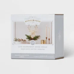 LED Dewdrop Deer Head With Faux Greenery Christmas Novelty Silhouette Light - Wondershop™ -Northlight Shop GUEST f7e291ba 3e1f 4d7c 8b02 bd99d5a05ee0