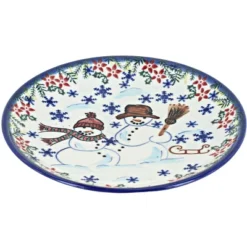 Blue Rose Polish Pottery Vena Dessert Plate -Northlight Shop GUEST f9ccf1c2 4aec 4c61 81e3 92c2e4b00208