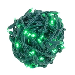 Novelty Lights Coaxial 34 Feet 100 LED Christmas String, Green Wire, Water Resistant, Modular, Connect 21 Sets Per Power Supply (Sold Separately) -Northlight Shop GUEST fc46dc57 7c1e 4c5f 9d95 c9e6c36f9fb3