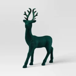 12" Christmas Flocked Standing Deer Decor - Wondershop™ -Northlight Shop GUEST fc8a51e4 2637 423b 8701 983dde7c9252