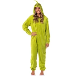 Seven Times Six Dr. Seuss GRINCH Who Stole Christmas Hooded Costume Pajama Union Suit Green -Northlight Shop GUEST fdbc4868 4eed 4666 84a6 78948f30c23d