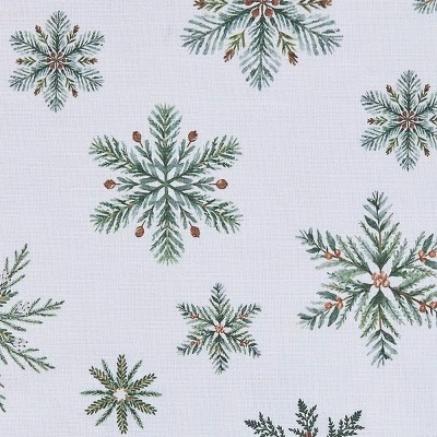 Park Designs Holiday Snowfall Table Runner 13" X 54" 2 Park Designs Holiday Snowfall Table Runner 13" X 54" - Image 2
